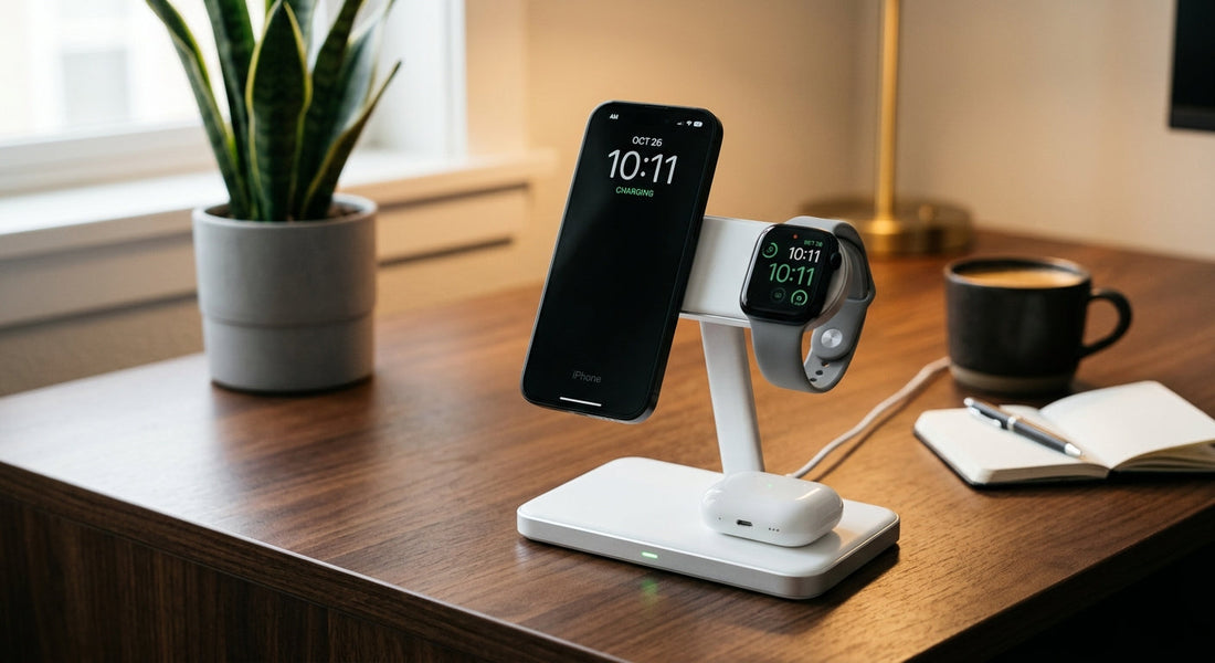 Declutter Your Nightstand: Why a 3-in-1 Wireless Charging Station is a Game-Changer