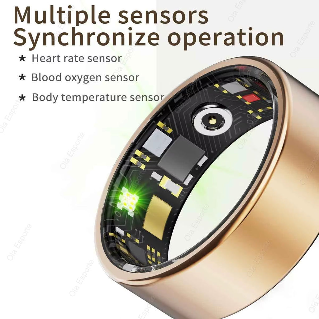 Smart Ring for Men & Women – 5ATM/IP68 Waterproof Fitness & Health Tracker with Heart Rate, Sleep Monitoring & Multi‑Sport Modes
